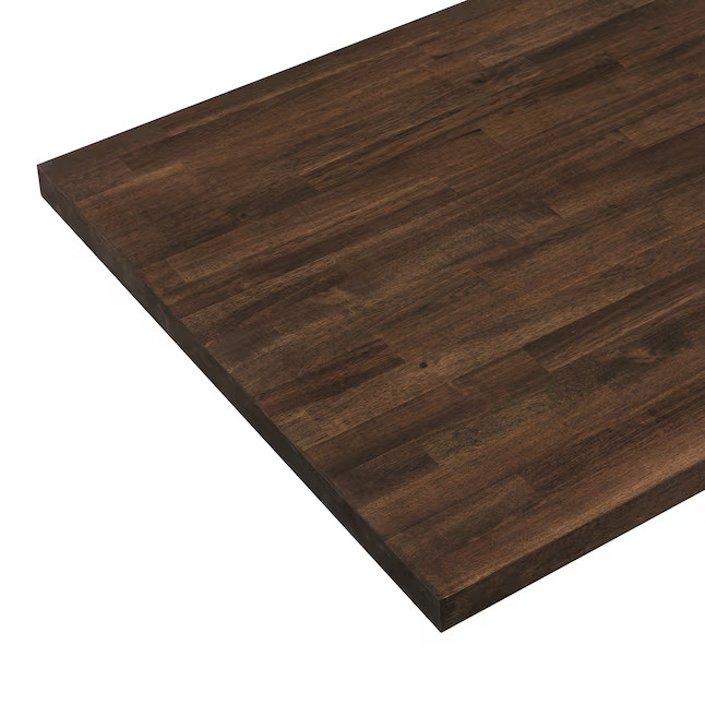 allen + roth Natural grain 6-ft x 39-in x 1.5-in Espresso Stained Acacia Wood Butcher block Count... | Lowe's