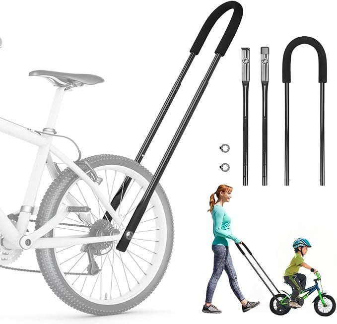 Upgrade Bike Training Handle - Extended 27"-33" Multi-Position Adjustable Children Bike Trainer B... | Amazon (US)