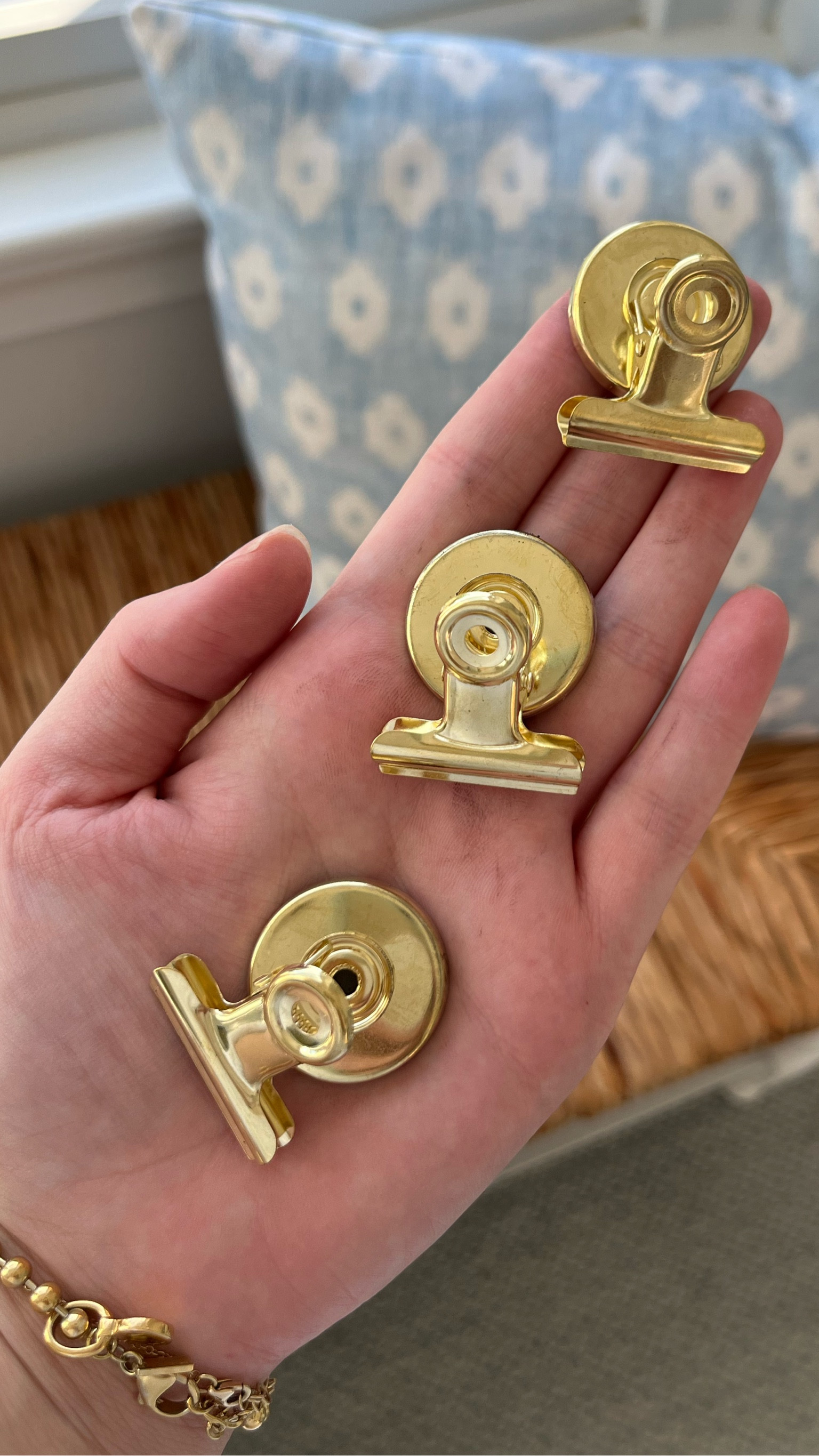 The chicest gold clip magnets - perfect for your fridge or bulletin board! I absolutely love this Amazon find

#LTKsalealert #LTKfamily #LTKfindsunder50