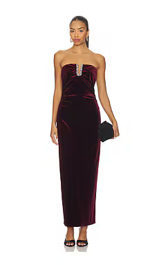 4th & Reckless Vera Dress in Burgundy from Revolve.com | Revolve Clothing (Global)