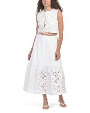 Eyelet Skirt And Vest Collection | TJ Maxx