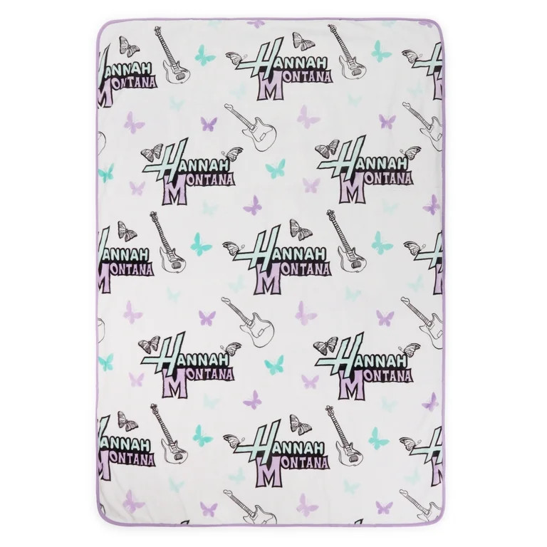 Disney Hannah Montana Multicolor Kids Throw Blanket, Polyester Silk Touch, 50" x 70" | Walmart (US)