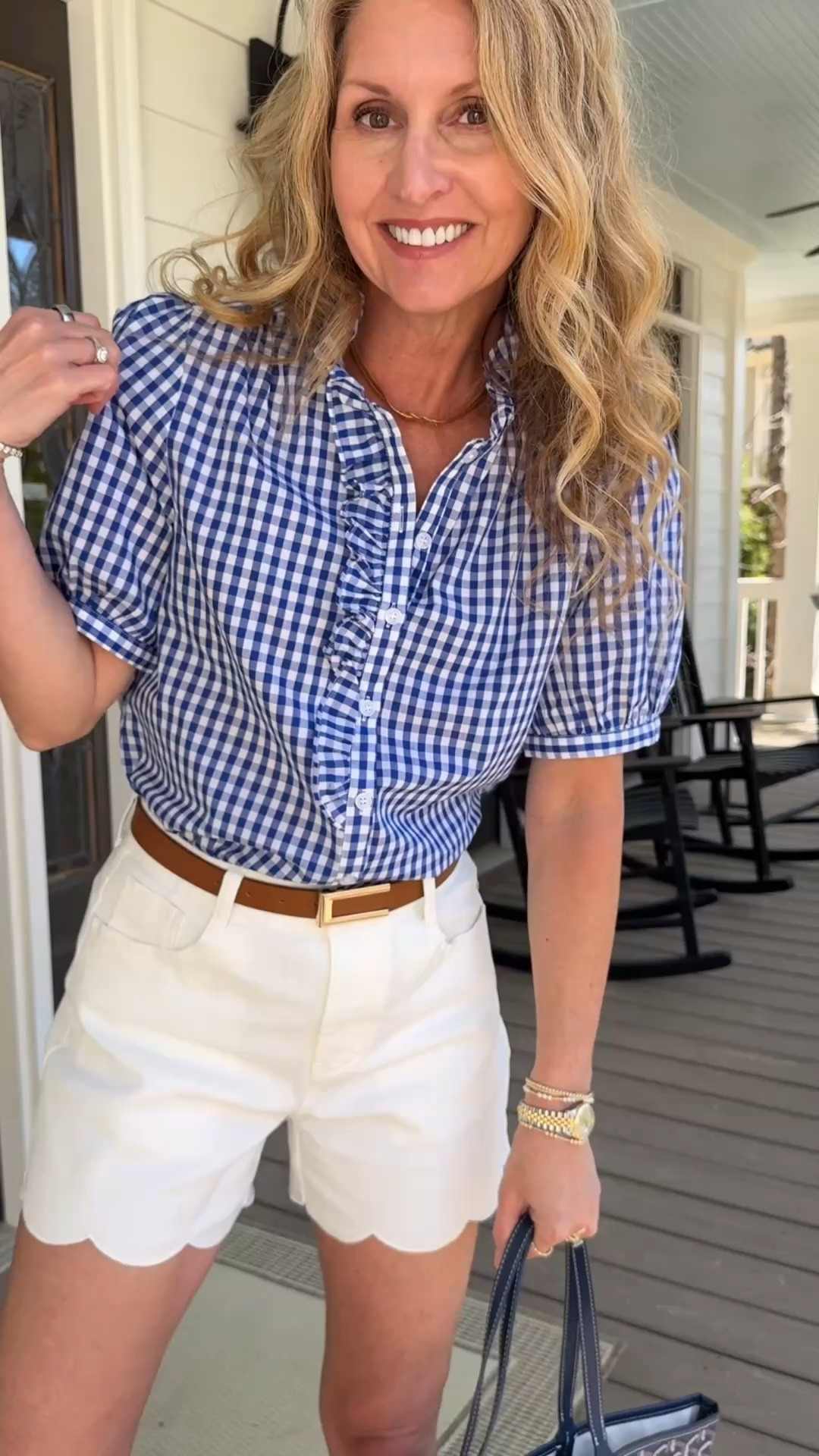 If you need an easy summer outfit… this is it
 Always such a great combo 🤍💙🤍💙
Wearing a 4 in shorts and jeans 

summer outfit, summer style, everyday summer outfit, casual summer look, chic summer outfit, affordable summer fashion, summer outfit ideas
#summeroutfit #summerstyle #over40style #midlifestyle #classicstyle #summerfashion #everydaystyle #chicstyle #effortlessstyle 
