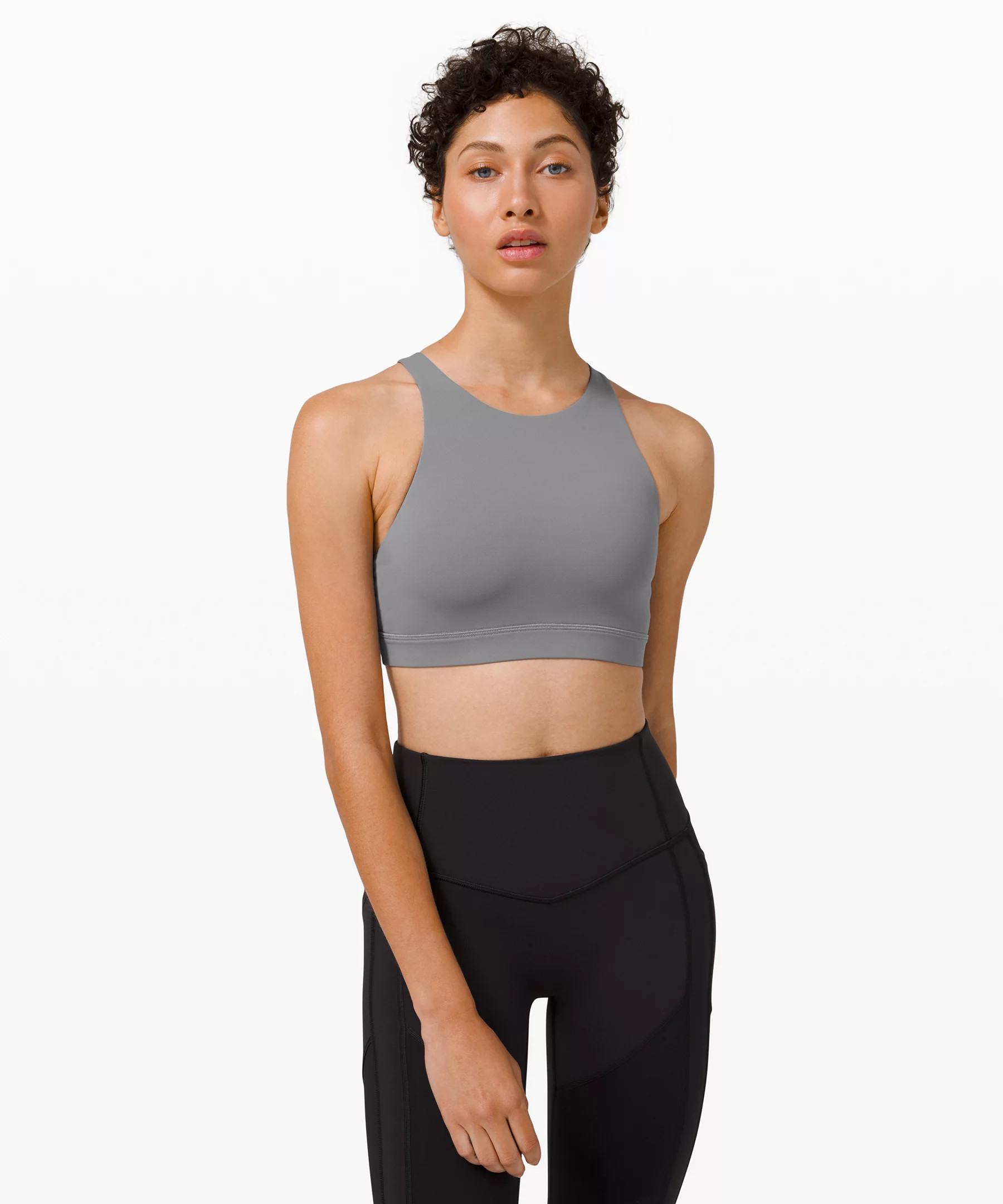 Energy Bra High Neck*Medium Support, B–D Cup | Women's Sports Bras | lululemon | Lululemon (US)