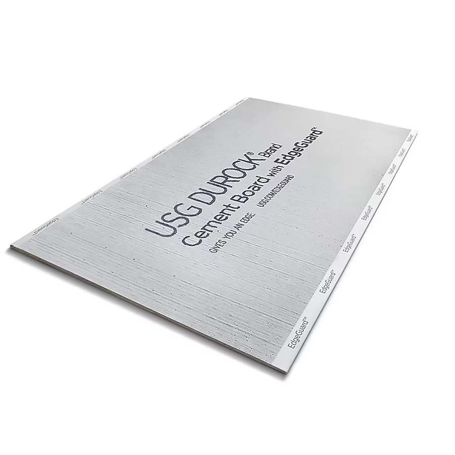 DUROCK Brand 3-ft x 5-ft x 1/2-in Water Resistant Cement Backer Board | Lowe's