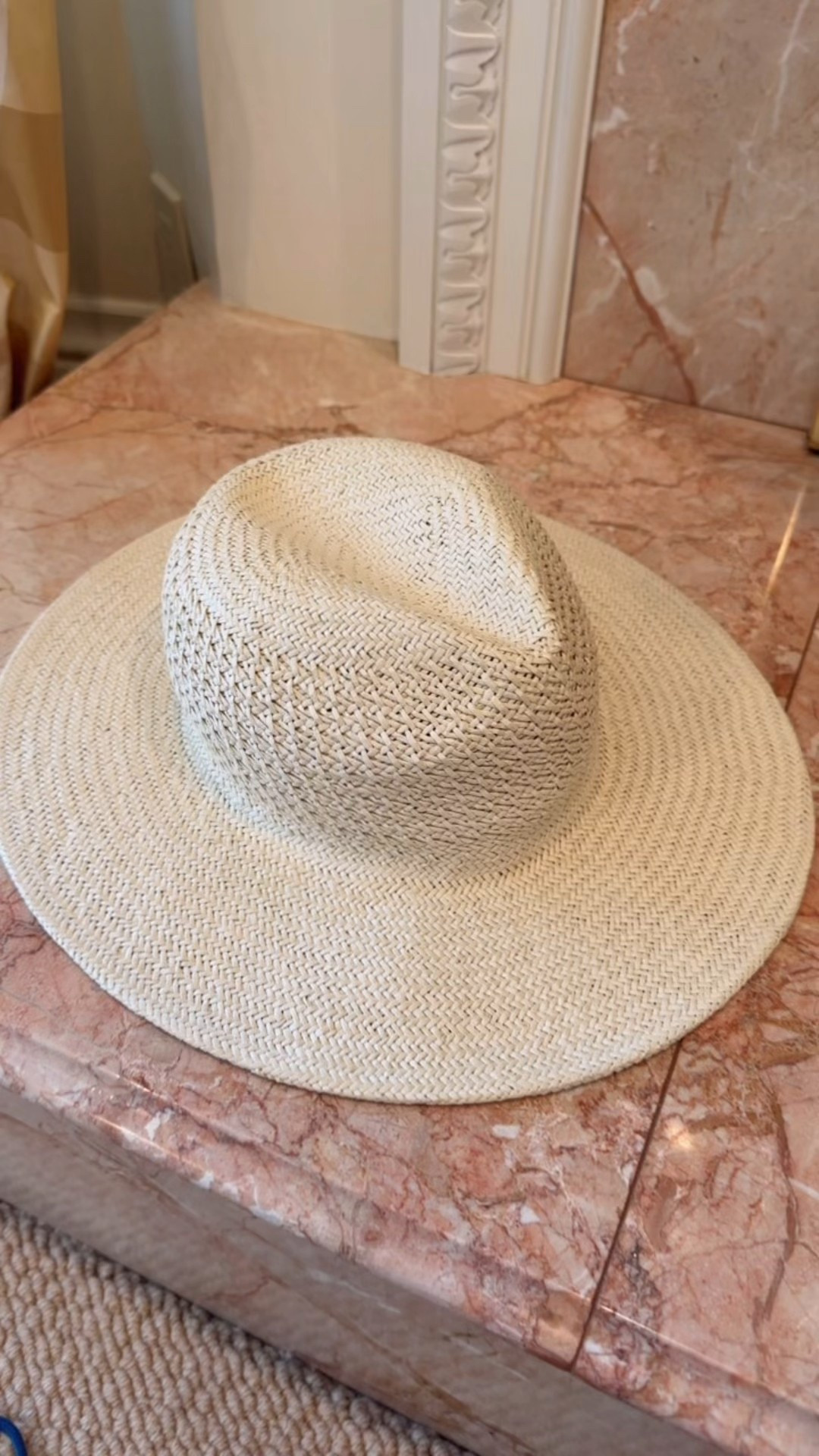 Best light weight packable sun hat. Perfect straw hat for vacation outfit and resort outfit. This is after hat was packed twice and it held up 

#LTKTravel #LTKSwim