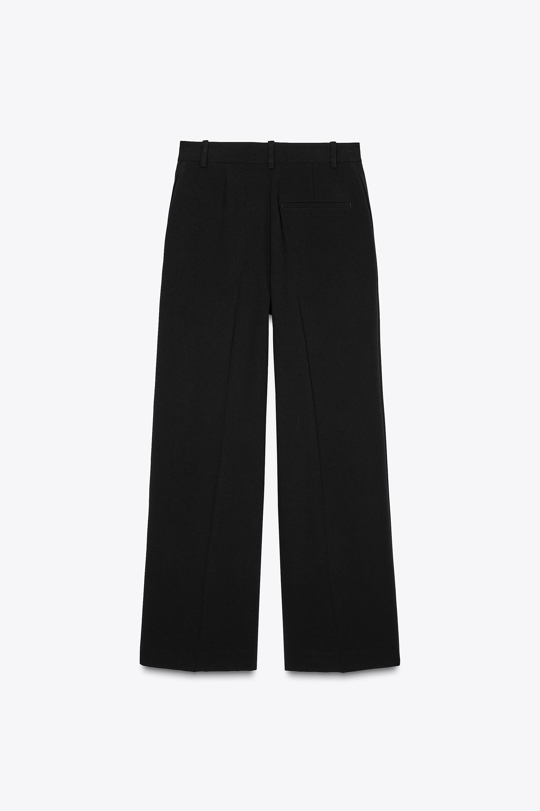 DARTED WIDE-LEG TROUSERS | Zara UK