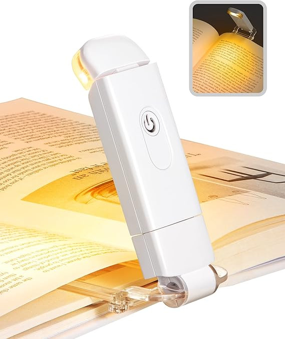 DEWENWILS Book Reading Light, Amber Warm Clip On LED with 3 Adjustable Brightness for Eye Protect... | Amazon (US)