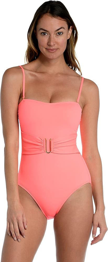 La Blanca Women's Standard Island Goddess Bandeau One Piece Swimsuit | Amazon (US)