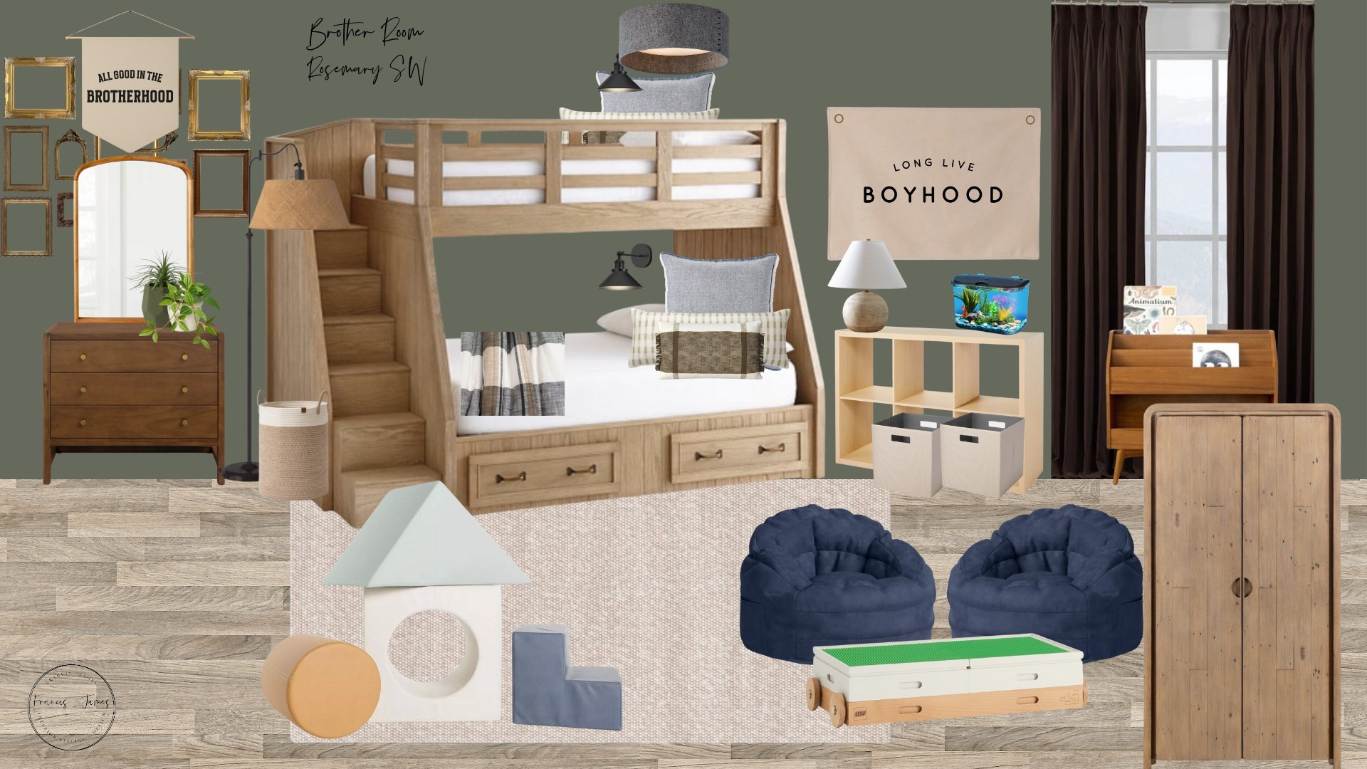 Home refresh, boys room, kids room, boy room, boys nursery, kids room, pottery barn kids, boyhood, long live boyhood, bean bags, legos, playroom, toy storage, book shelf, large tall dresser, tall dresser, brown curtains, gathre blocks, cozy rug, ivory rug, kids bedroom, drum light fixture, arched mirror, small dresser, boy nursery, bunk bed, antique gallery wall, boy room, kids room

#LTKFamily #LTKHome #LTKKids