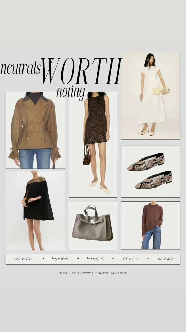 Sharing a roundup of neutrals worth noting. From classic dresses, to comfortable denim, chic flats, and more! There's something for everyone.  

 #LTKgrwm #LTKootd #LTKWorkwear