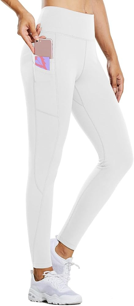 baleaf Women's Fleece Lined Leggings Water Resistant Thermal Winter Warm Tights High Waisted with... | Amazon (US)