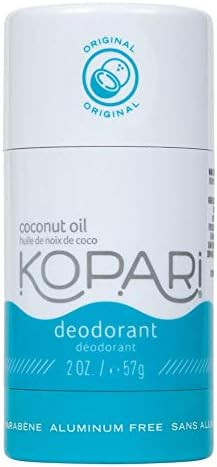 Kopari Aluminum Free Natural Deodorant with Organic Coconut Oil | Original | Vegan, Gluten Free, ... | Amazon (US)