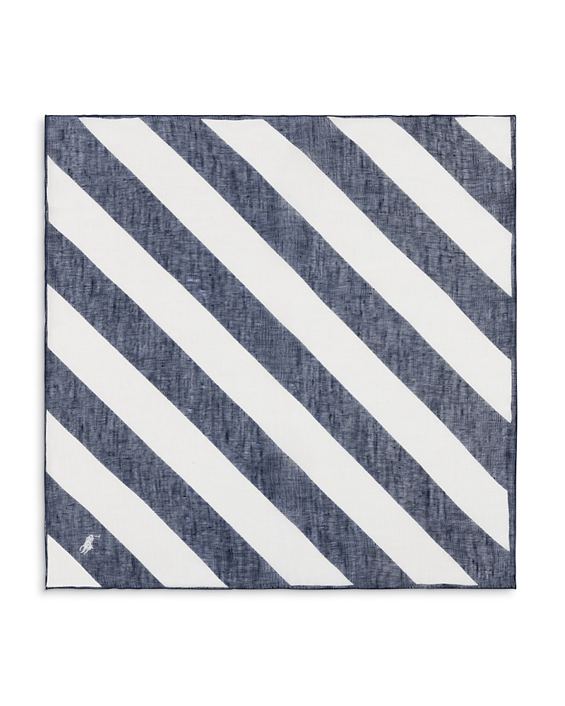 Polo Ralph Lauren Rugby Stripe Square Linen Scarf | Bloomingdale's (US)