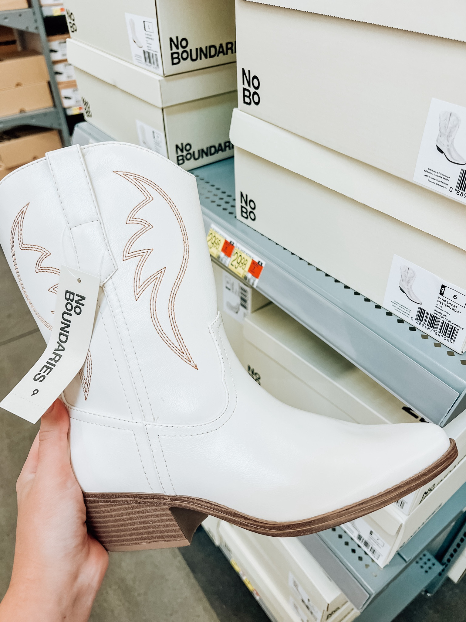 These short white cowboy boots are less than $30 at Walmart! Zipper closure on the inside for a perfect fit  

#LTKSeasonal #LTKshoecrush #LTKfindsunder50