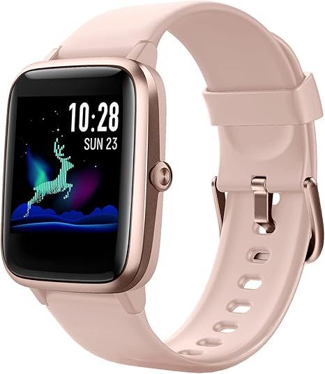 HAFURY Women Smart Watch, Activity Fitness Tracker for Women Men, Smartwatch for Android & iOS Ph... | Amazon (US)