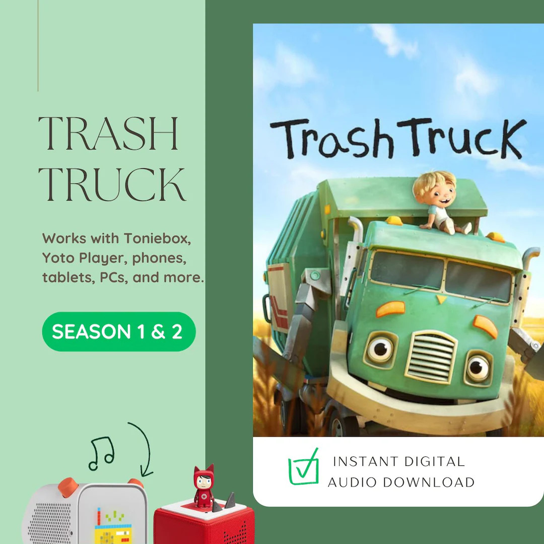 Trash Truck Tales Audio Bundle (Season 1 & 2) | Kids Stories and Songs MP3 | Toniebox and Yoto Co... | Etsy (Global)