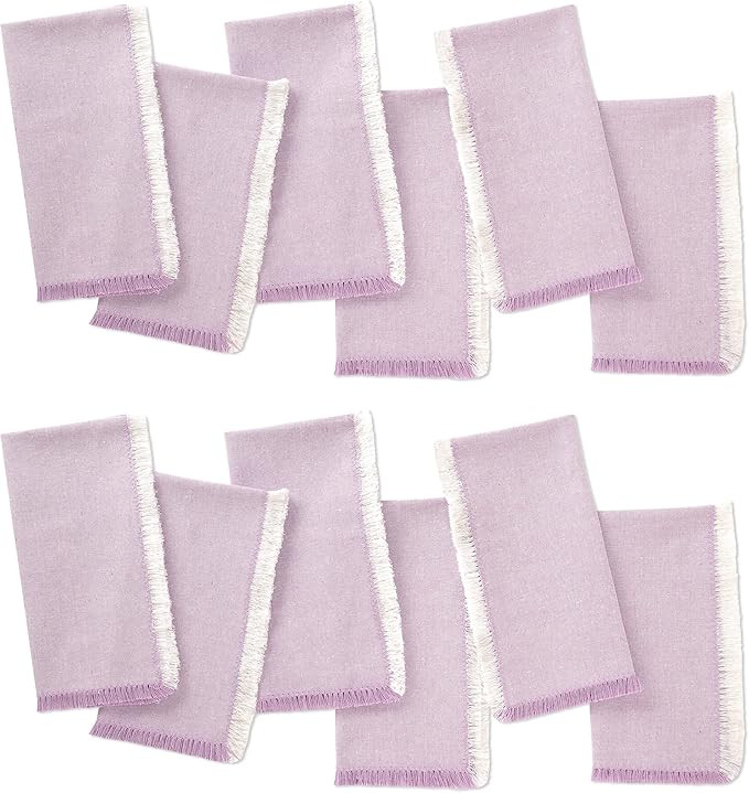 Folkulture Cloth Napkins Set of 12 Cotton, 18" X 18" Table Napkins for Parties, Decorative Napkin... | Amazon (US)