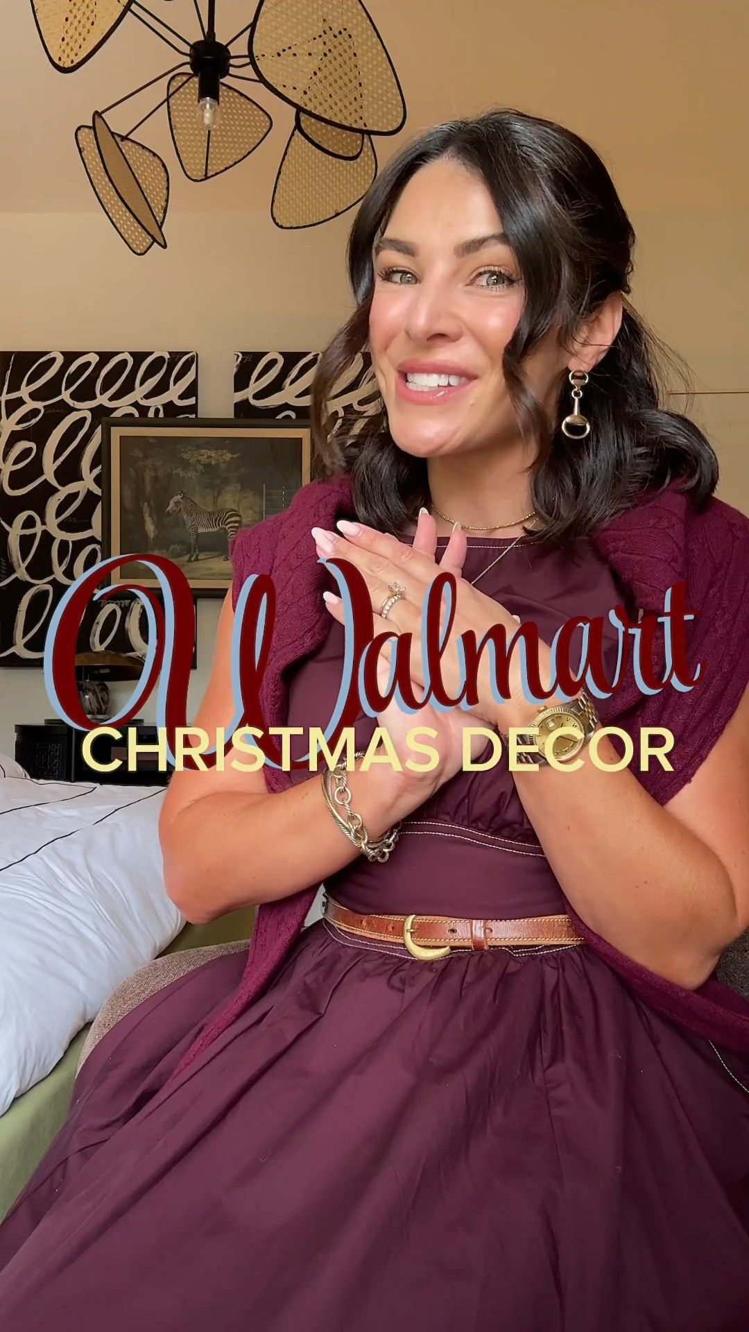 Walmart Christmas decor! I got an xs in the dress and a small in the cashmere sweater. Burgundy Christmas decor. Maroon Christmas decor. Walmart Christmas decor.

#LTKHome #LTKootd