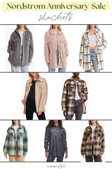 So many cute and cozy shackets on sale during the Nordstrom anniversary sale! 

Shacket, faux leather jacket, faux leather shacket, plaid shacket, fall fashion, nsale, Nordstrom anniversary sale 

#LTKstyletip #LTKxNSale #LTKunder100