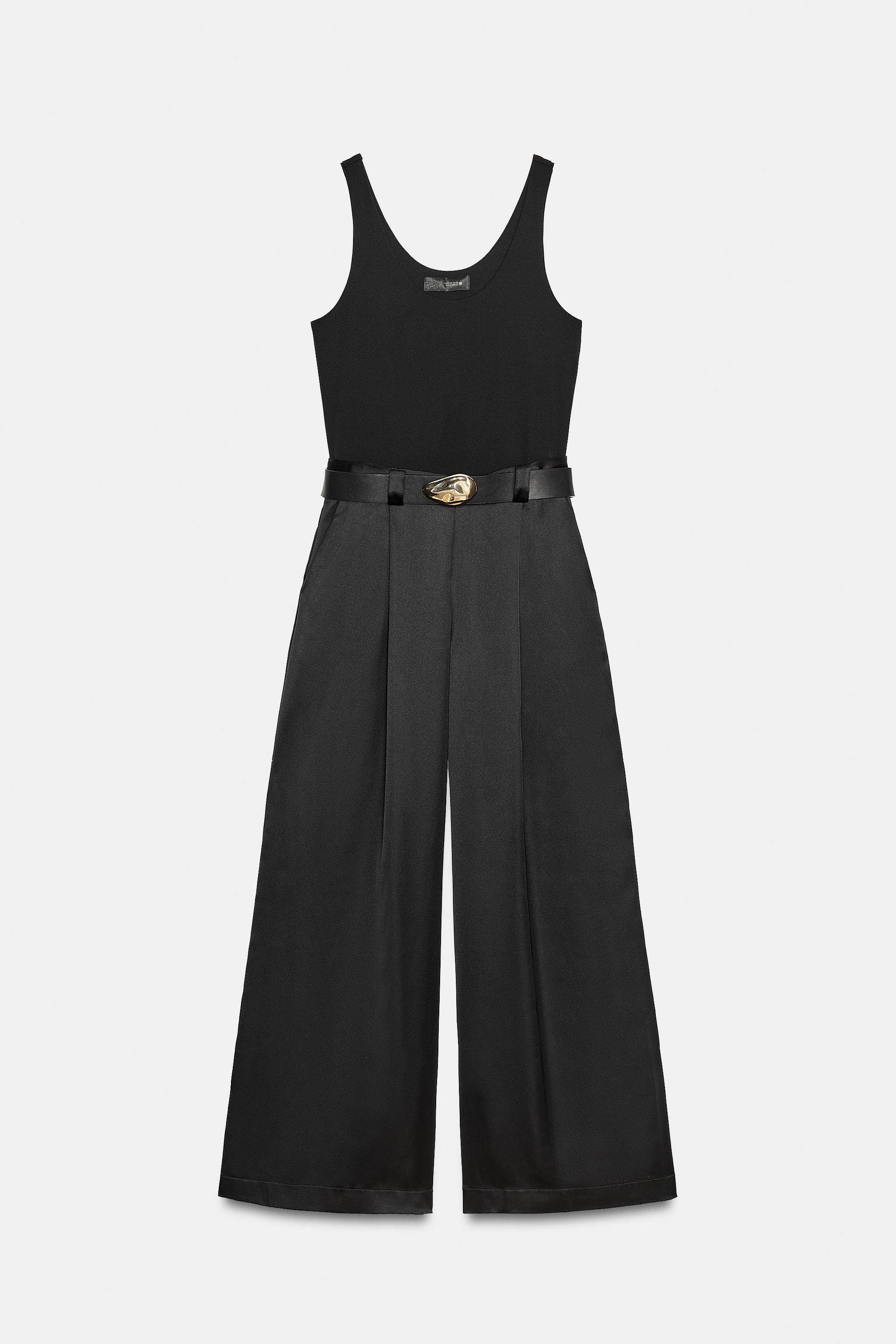 BELTED COMBINATION JUMPSUIT | Zara US