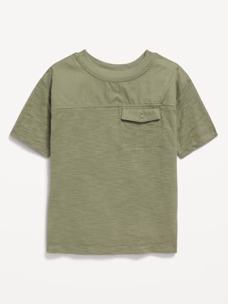 Oversized Flap-Pocket T-Shirt for Toddler Boys | Old Navy (US)