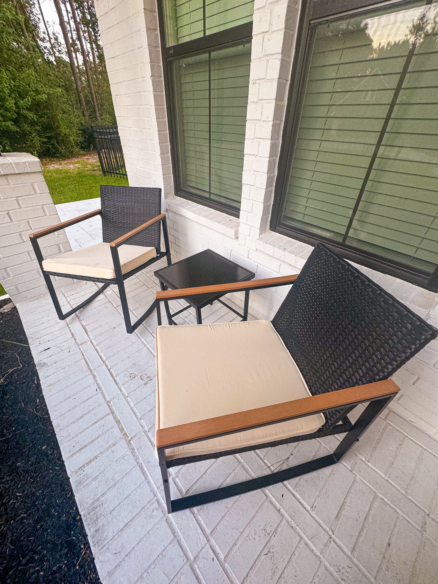 HOME: our outdoor patio set for under $200. The chairs are deep seats and rock as well!

#LTKSaleAlert #LTKHome