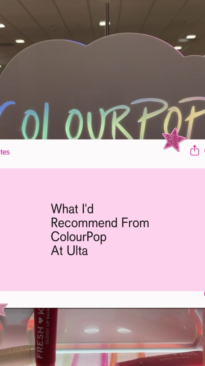#ad #colourpop #cppartner “What I’d recommend from ColourPop at Ulta” @colourpopcosmetics 💖👌😍 Starting off with Colourpop’s Juicy Plumping Gloss balm, specifically in the shade “Vacay Mode”💄😁 It has the perfect shine to it and gives your lips a nice plumped look!!✨🥰 I pair this with the Lippie Pencil in shade “BFF 2”. All the Lippie Pencils have such good color payoff and glides easily on your lips. 👄😊 Next up, I highly recommend ANY Colourpop eyeshadow palette because they have a lot of pigmentation in just one dip of your brush, as I showed in the swatches in the video!!🎨😍 Along with the gorgeous glittery shades in their palettes that can even double as a highlighter!!🤩 A favorite of mine to use is their Bronze Stix because they’re so creamy and apply effortlessly on the skin!!👏☺️ Last the BFF Liquid Liners are a must have with their precision and color payoff!! From black & brown for a simple everyday look, to blue, red and green for a bit of fun and color to add to your makeup look!!👁️😄 Which one caught your eye?🤔


#colourpopbesties #ultabeauty 
@ulta