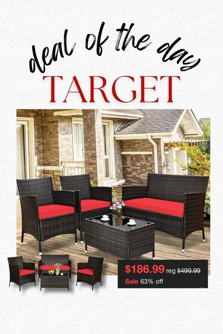 Target deals of the day on patio furniture!