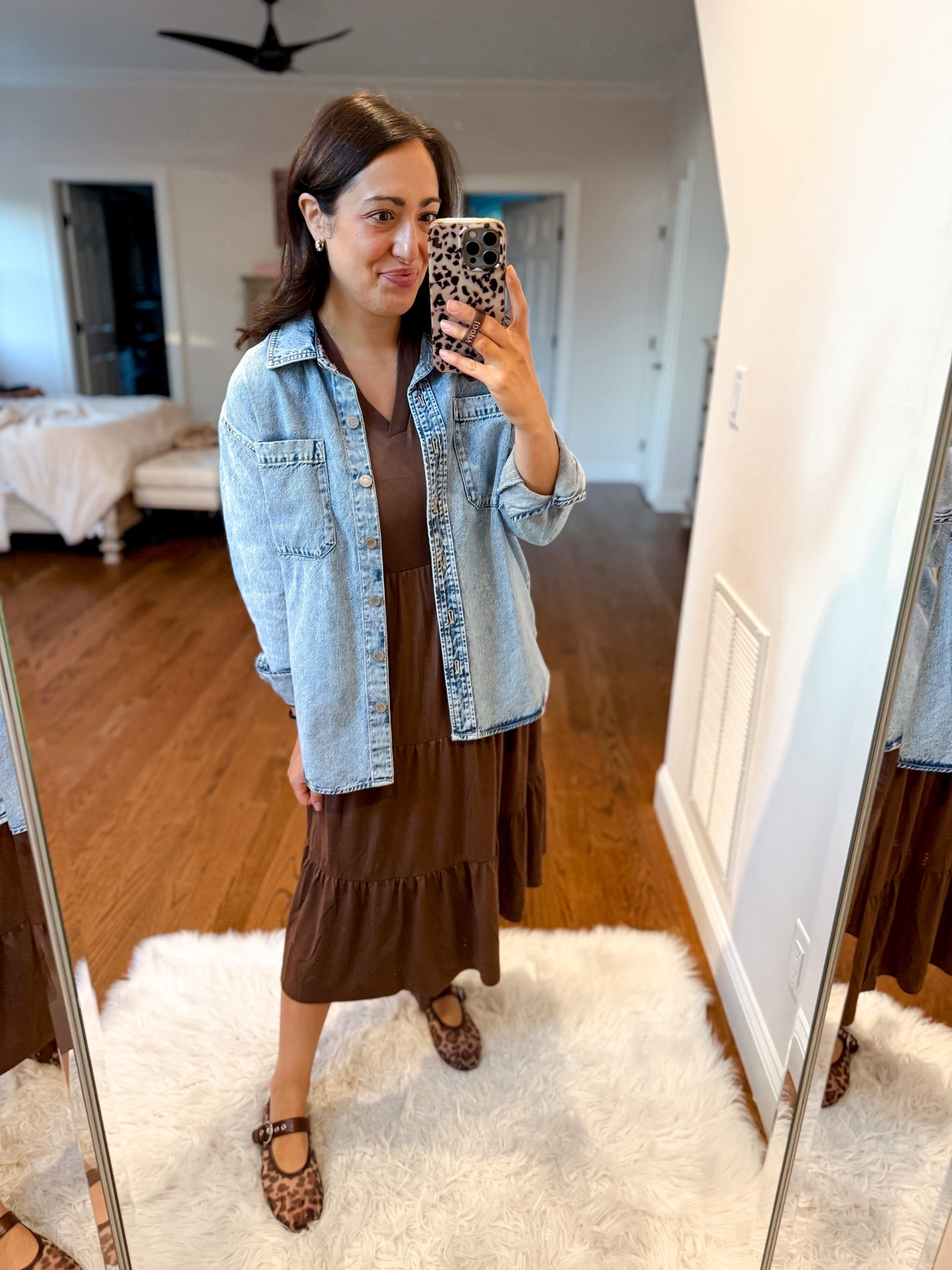 Outfit of the day
Denim shirt jacket: medium
Amazon dress: smalll

#LTKWorkwear #LTKFindsUnder50 #LTKStyleTip