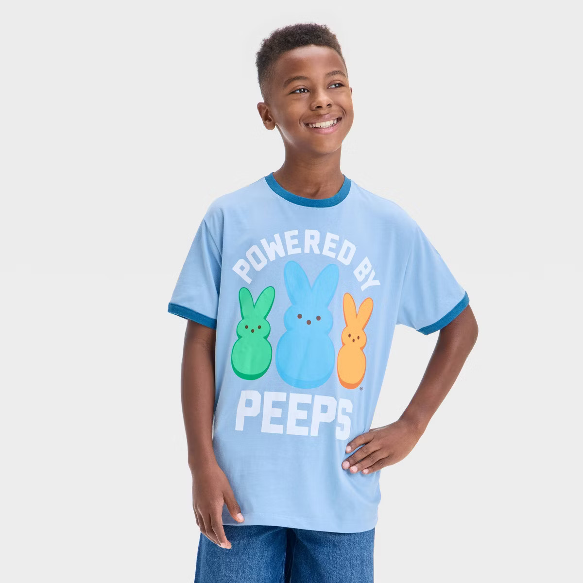 Boys' Easter Peeps T-Shirt - Sky Blue | Target
