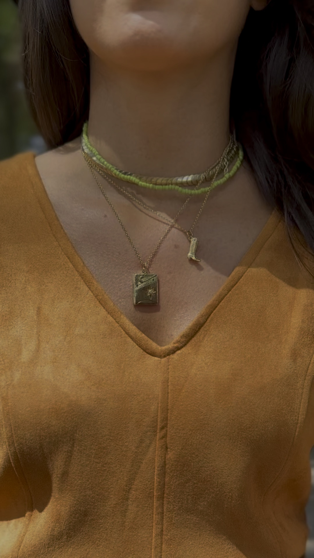I love to layer my necklaces and to make sure they look dreamy together, choosing the right pieces is most important. 

For the statement necklaces here I picked pieces from Scream Pretty. They have a cute selection of gold plated, boho designs perfect for stacking. 



Gold jewellery, gold necklace. Layered necklaces. Cowboy boots. Festival outfit. Festival style. Fringe dress. Orange dress. 

#LTKstyletip #LTKSeasonal #LTKeurope