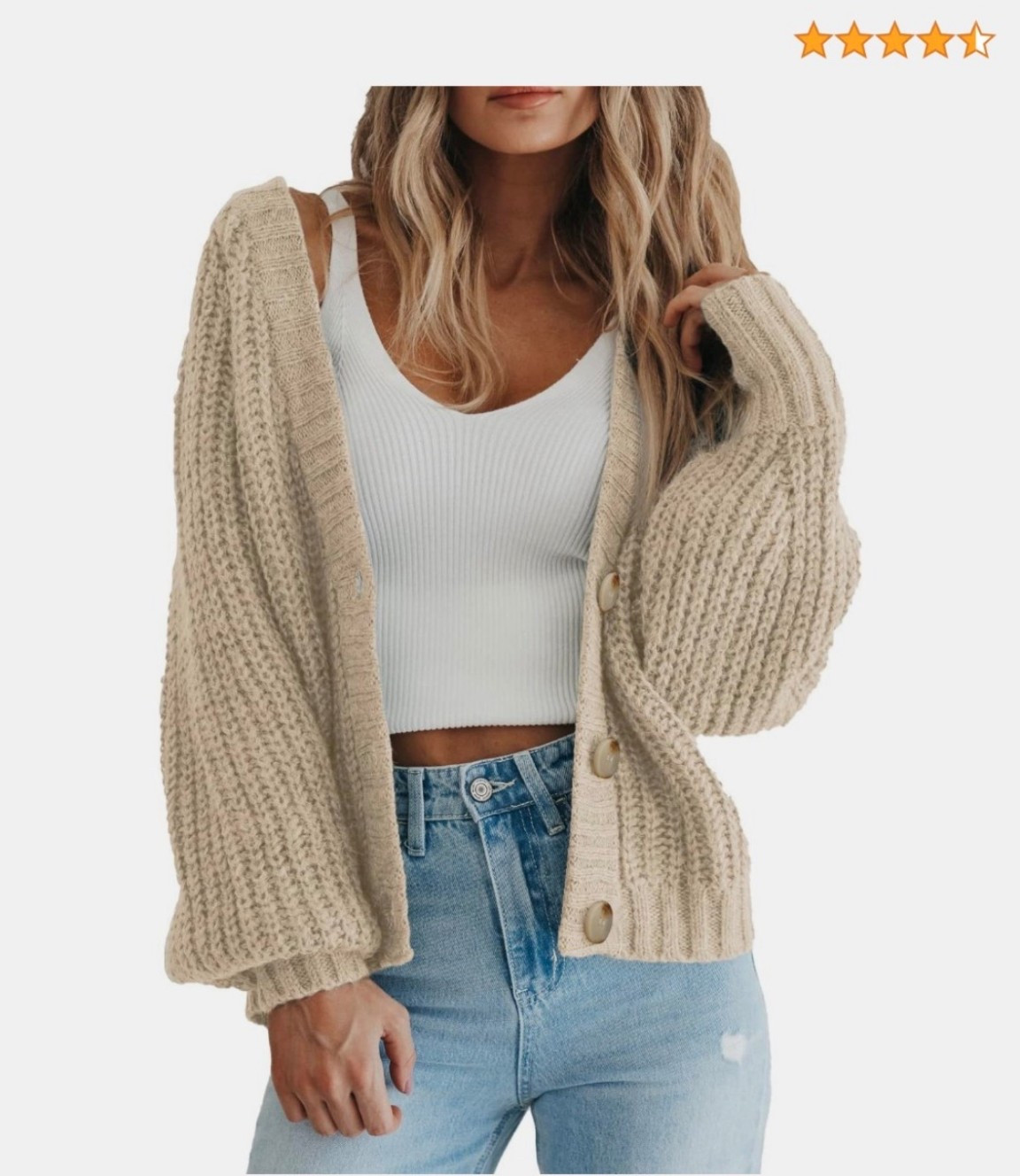 Knit button down cardigan sweater. Comes in so many colors

#LTKSeasonal #LTKU #LTKStyleTip