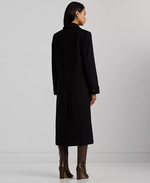 Women's Long Notched-Collar Coat | Macy's
