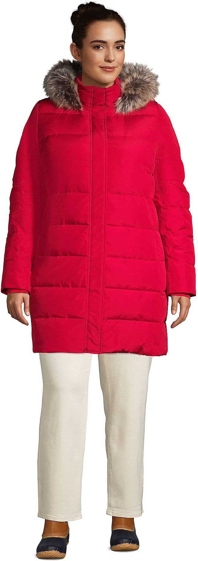 Lands' End Women's Down Winter Coat | Amazon (US)
