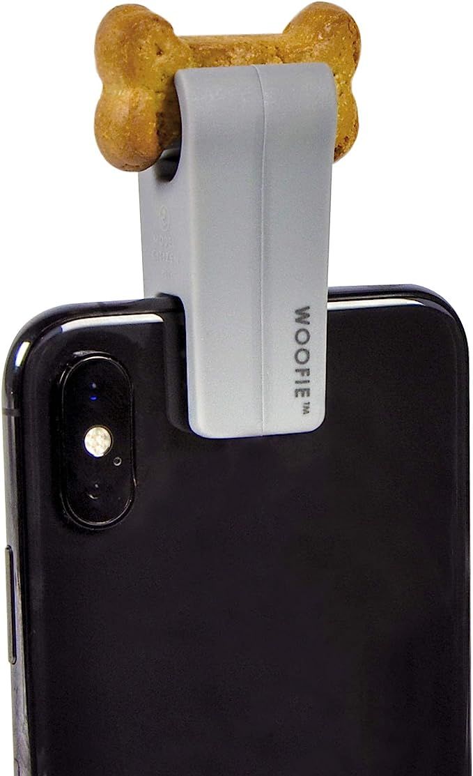 Genuine Fred Howligans Woofie - Pet Selfie Cell Phone Tool, Grey | Amazon (US)