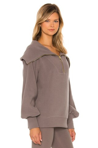 Varley Vine Pullover in Deep Charcoal from Revolve.com | Revolve Clothing (Global)