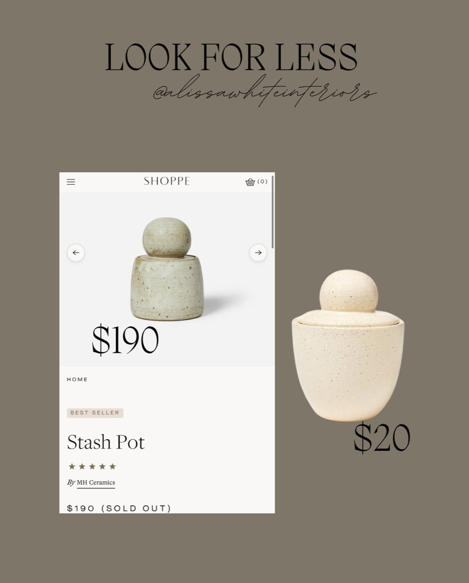 In love with this look for less candle. Use it as a stash pot after it burns down. 

#LTKhome #LTKfindsunder50 #LTKsalealert