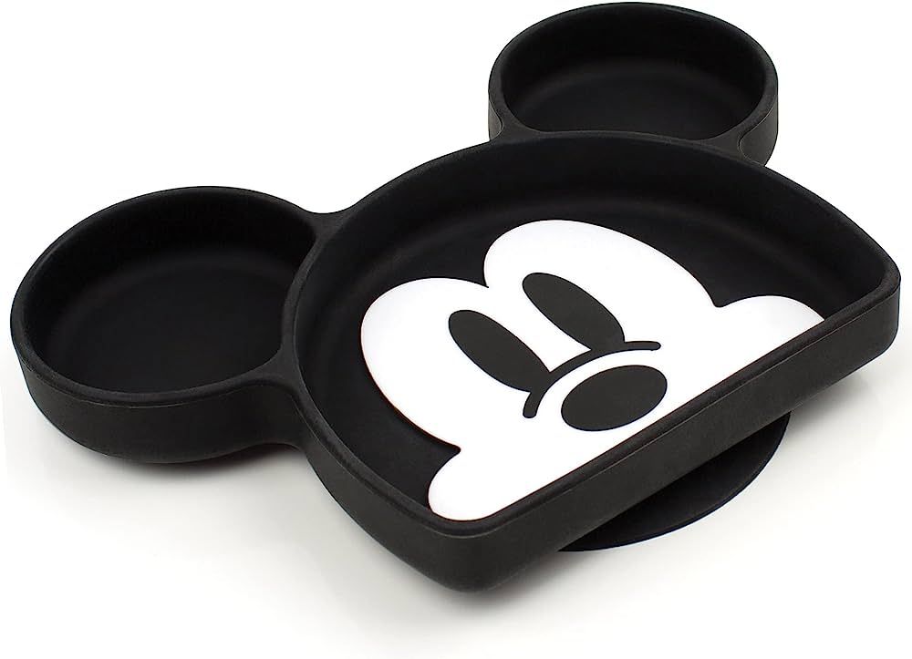 Bumkins Disney Silicone Grip Dish, Suction Plate, Divided Plate, Baby Toddler Plate, BPA Free, Mi... | Amazon (US)