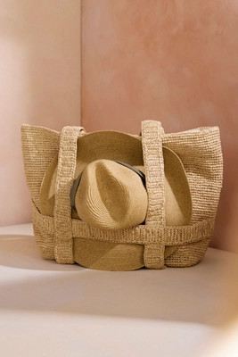 Raffia Traveler Bag | Anthropologie (US)