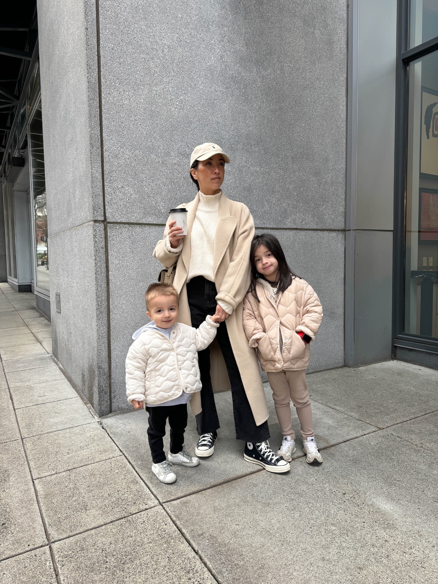 Old winter outfits I’d rewear. 

Coat  - Gentle Herd xs (old)
Sweater - Everlane xs
Jeans - Madewell 23 petite (old)
Sneakers - Converse 
Hat- polo 

Winter outfits, winter style, petite style 

#LTKSeasonal #LTKmomlife #LTKPetite