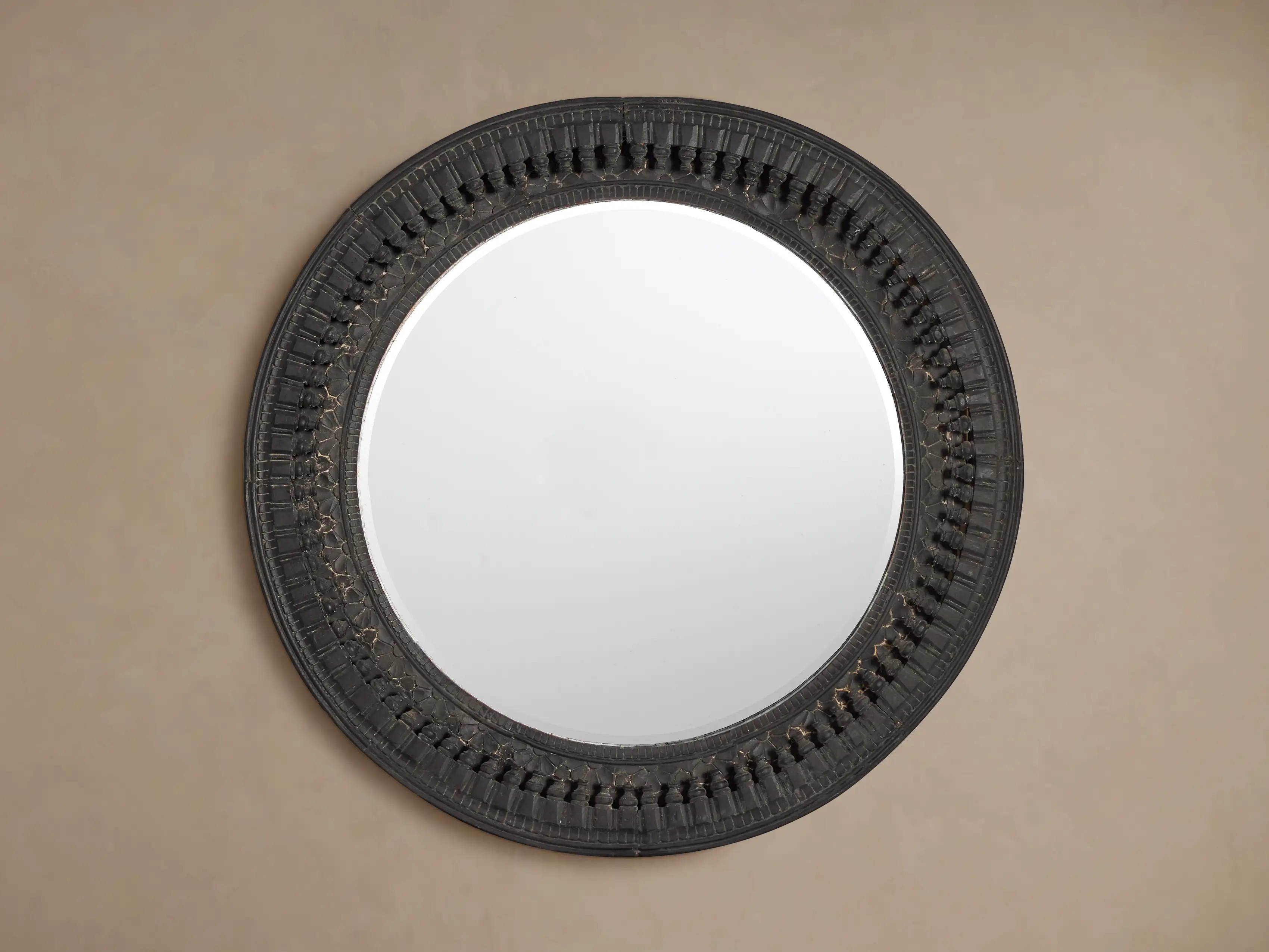 Madhava Round Wall Mirror | Arhaus