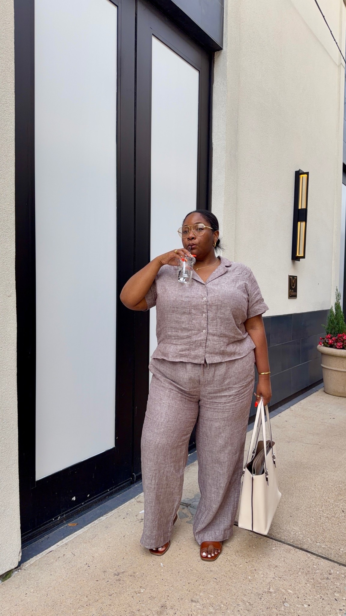 Loving this @Quince  2-piece set perfect for an elevated casual look when you want to feel put together but still be comfortable.

Sizing: Wearing a 1X in the top and a 2X in the pants




#LTKootd #LTKPlusSize #LTKgrwm