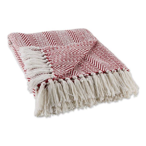 50"x60" Herringbone Striped Throw Blanket - Design Imports | Target