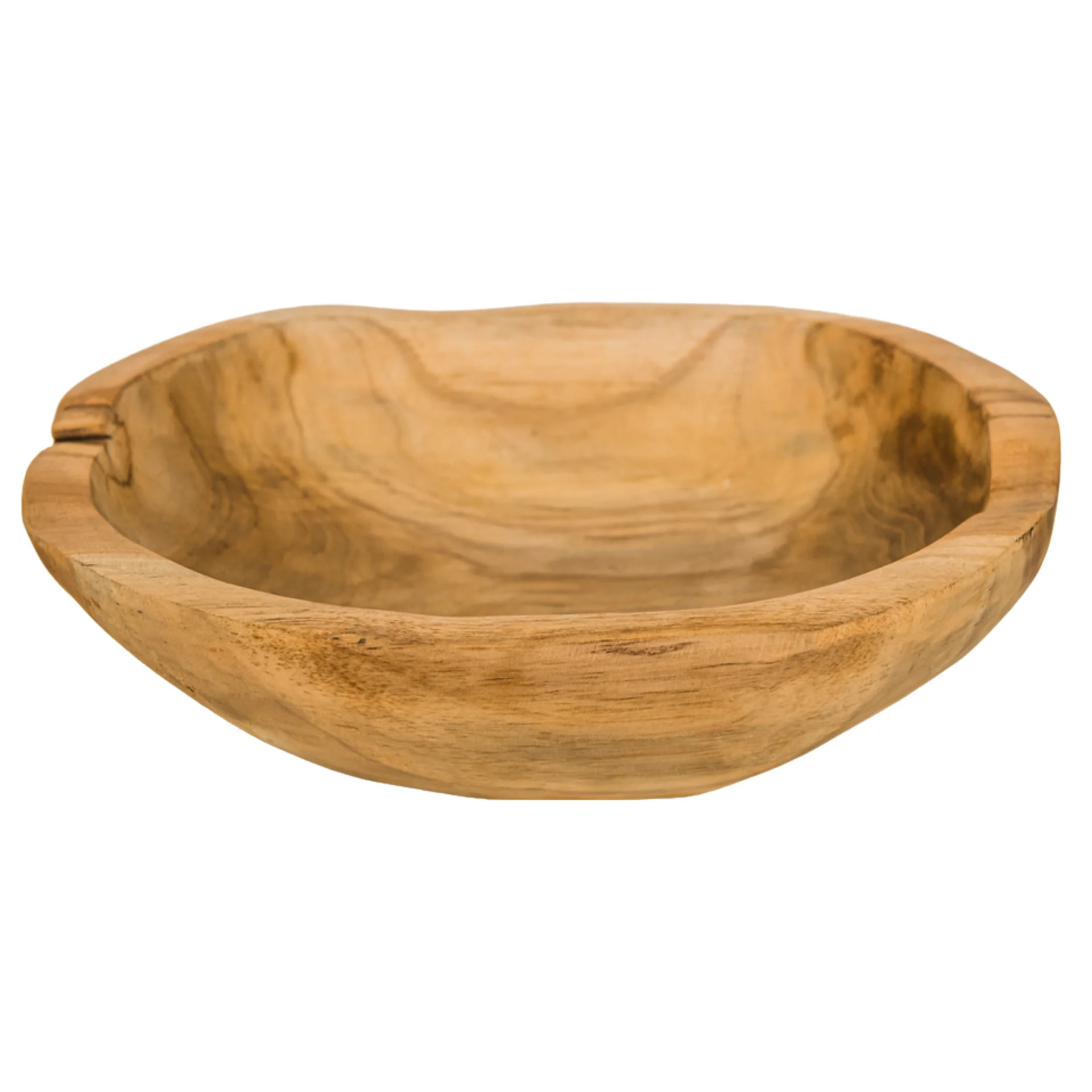Carved teak Oval Bowl | Cove Home