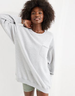 Aerie The Sweat Everyday Crew Sweatshirt | American Eagle Outfitters (US & CA)