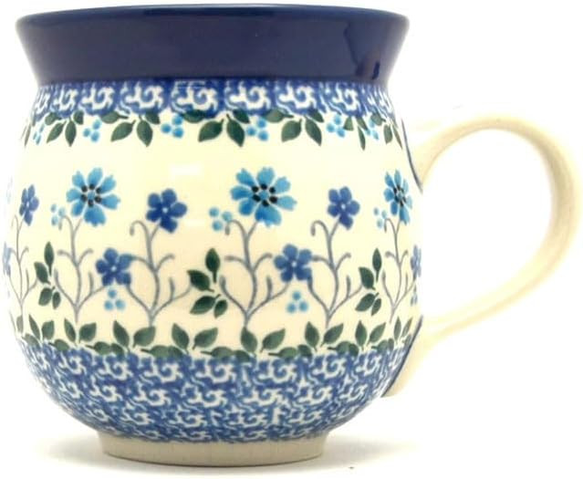 Polish Pottery Mug - 11 oz. Bubble - Georgia Blue | Amazon (US)