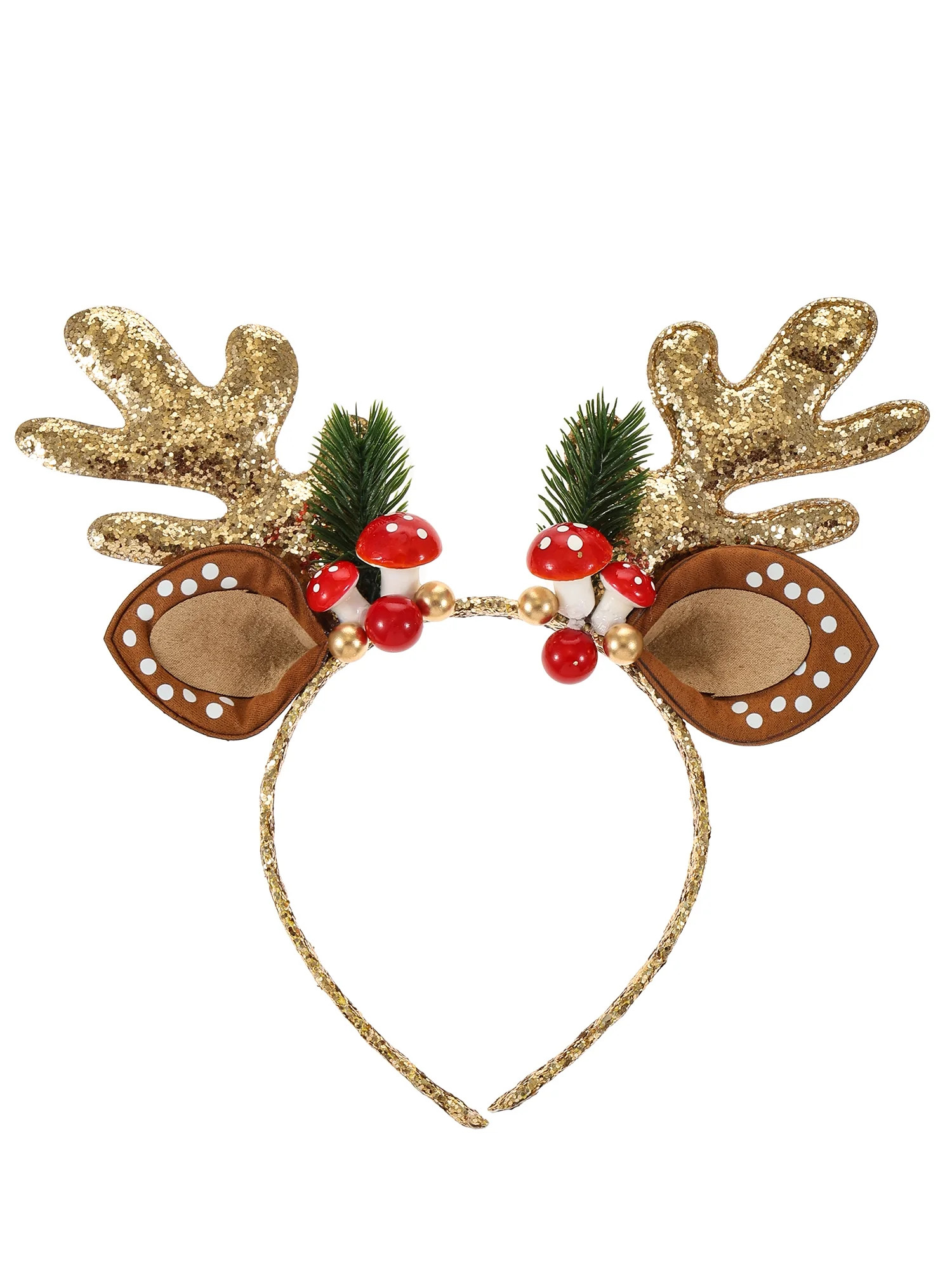 Holiday Time Reindeer Antler Headband, 1 Piece | Walmart (US)
