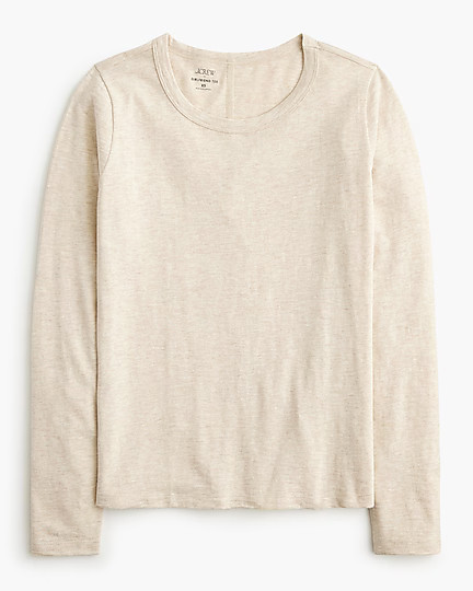 Long-sleeve girlfriend tee | J.Crew Factory