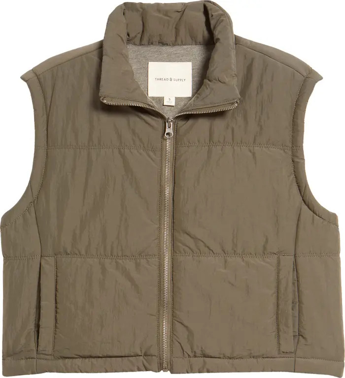 Cropped Puffer Vest | Nordstrom